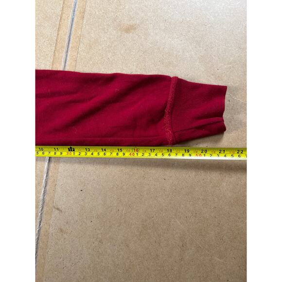 Hollister Womens Small Hoodie Redondo Beach So Cal Red Pockets Sweater - Picture 5 of 7